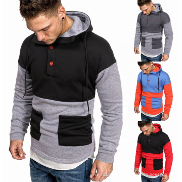 2021 Oversized  Autumn And Winter Large Size Loose  New Men's Fleece Casual Color Men's plus-size hoodies